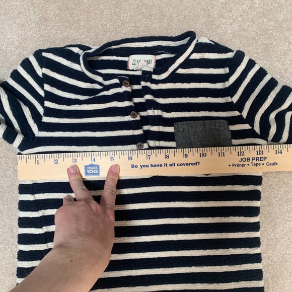 Me + Henry Boys striped long sleeve shirt - Picture 3 of 6